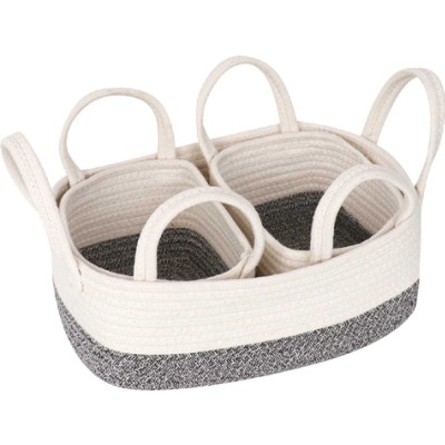 LAURENT TAYLOR - Panier en coton 3 pièces