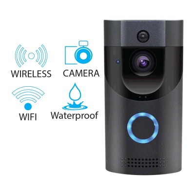 Sonnette intelligente sans fil WiFi avec caméra 2MP