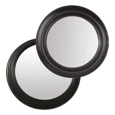 LAURENT TAYLOR - Miroir rond noir