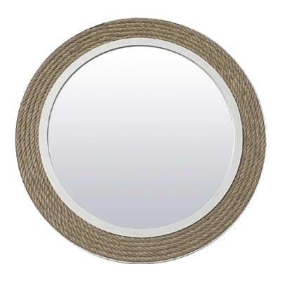 LAURENT TAYLOR - Round Mirror Rope White