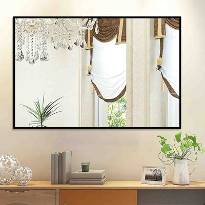 Lauren Taylor -aluminum Frame Mirror Square 80x80 Black