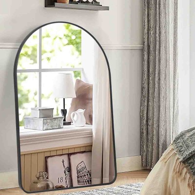 Lauren Taylor - Aluminum Dome Frame Mirror  60 X 90 Black