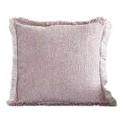 LAURENT TAYLOR - Coussin en chenille à franges