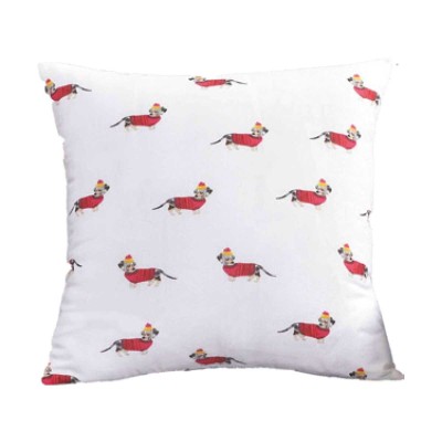 LAURENT TAYLOR - Coussin imprimé chien