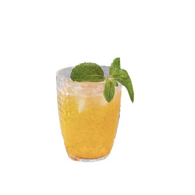 4pc Short Tumbler 400ml Clear