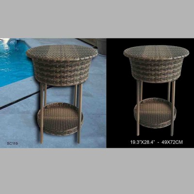 Sol De Mare - Bar cool en rotin AVEC table