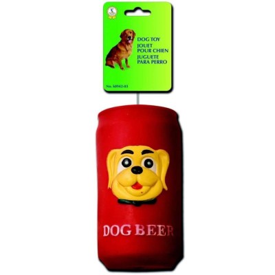 Squeaky Dog Toy Beer Can