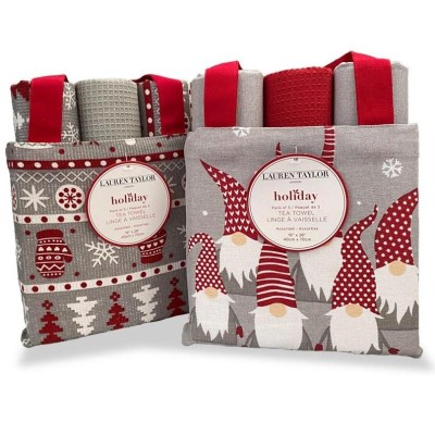 3pk Tea Towels in Self Bag