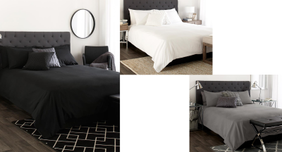 Microfiber 3pc Duvet Cover Set
