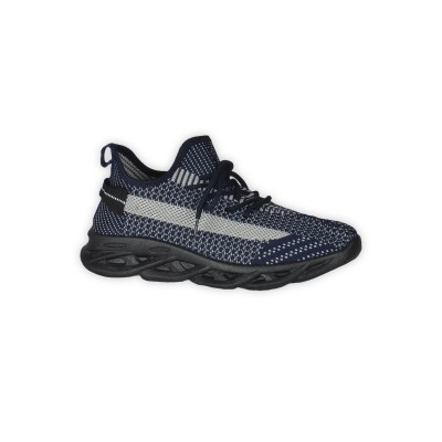 Chaussures de course ultra flexibles - Bleu marine et gris