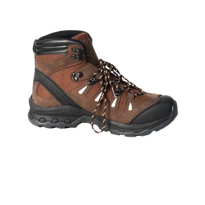 mens outdoor lace up bootie with rubber sole 