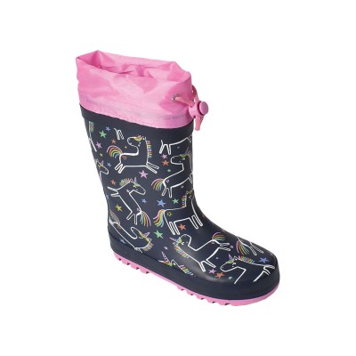 Bottes en caoutchouc pour filles avec illustrations