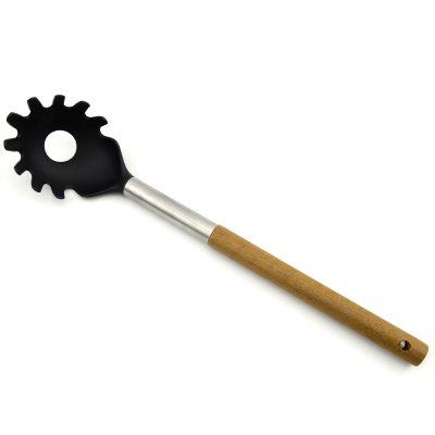 Massimo Nylon Pasta Server Acacia Handle