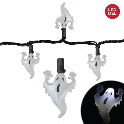 25 Led Lights Set Ghost Cool White
