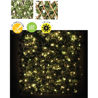 Treillis extensible à feuilles de gardénia