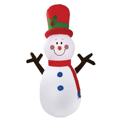 Bonhomme de neige - 1,2 m avec lumières LED