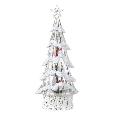 Arbre à Led Acrylique Couleur Blanc B/o 32cm