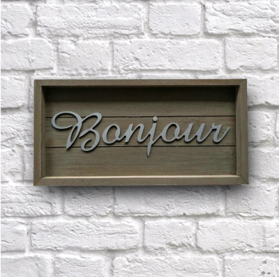 Bonjour Wall Art