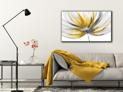 Toile Florale Abstraite