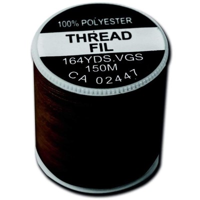 Fil de polyester brun 150 mètres