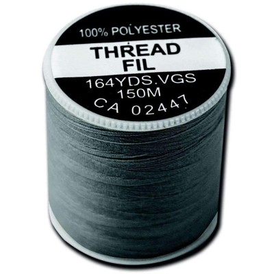 Fil de polyester gris 150 mètres
