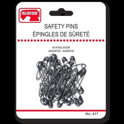 Épingles de sûreté en nickel