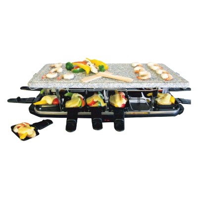 Raclette électrique à surface de pierre