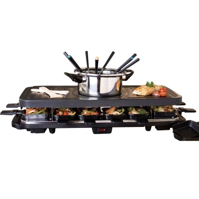 Raclette Electrique 3 en 1 Pour 8 personnes