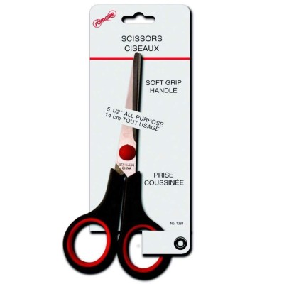Scissors 5 1/2in Soft Grip Handle