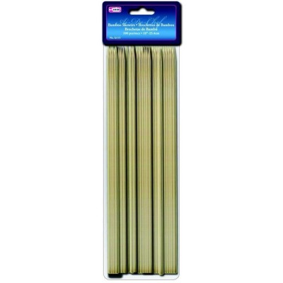 100 Brochettes de bambou 10" (25.4 cm)