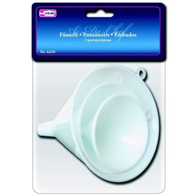 Entonnoirs 3 en plastique