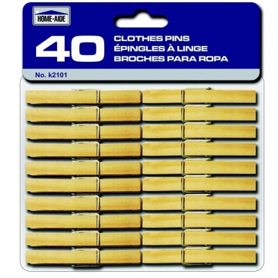 Épingles à linge 40 bois