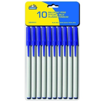 Ballpoint Pens - 10, Blue