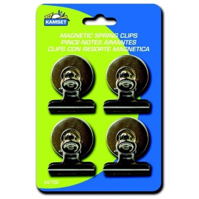 4 Spring Clips - Magnetic
