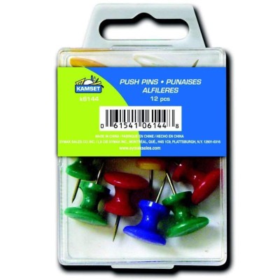 12 Push Pins - Jumbo