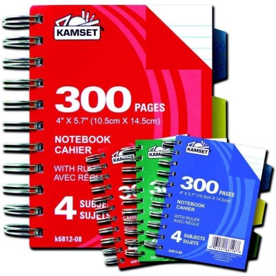 Spiral Notebook 300 3 Subject
