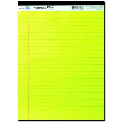 Legal Pad - 50 Yellow