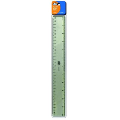 Ruler - 12"/30cm, Plastic