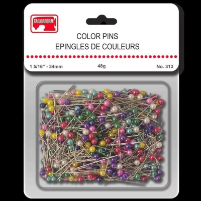 Épingles de couleur 48g