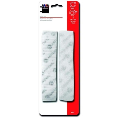 Velcro Strips-sticky Back 16in - Blanc