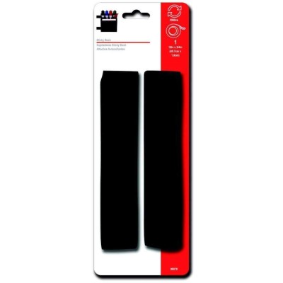 Velcro Strips-Sticky Back 16in Black