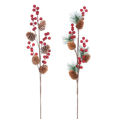 2 médiators en pin décoré de 23 po