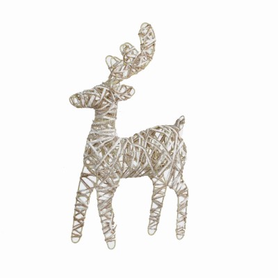 16 "renne fil de toile de jute scintillant