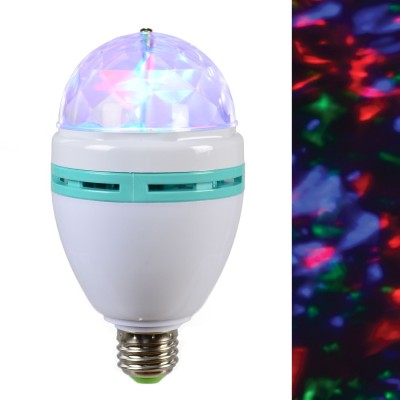 Lampe Rotative Led Rouge / Vert / Bleu