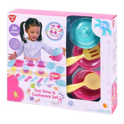 TEA TIME & COOKWARE SET - 24 PCS