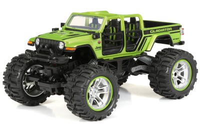 Nouveau Bright 12.5in R/c 4x4 Jeep Gladiator Ubs Ff 2.4ghz 9.8v