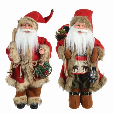 Père Noël en tissu debout 18 po