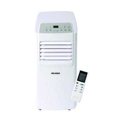 8,000 BTU Portable Air Conditioner with Remote Control and Digital LED Display