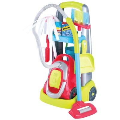Playgo-House Chariot de nettoyage avec aspirateur