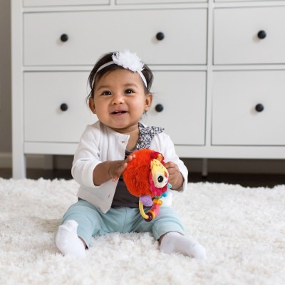 Touch N Discover Lion Rattle 